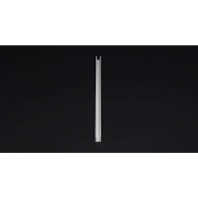 Profil, U-Profil hoch AU-02-05, 5 - 5,7 mm LED Stripes, Aluminium, Silber, Eloxiert, Tiefe: 1000 mm,