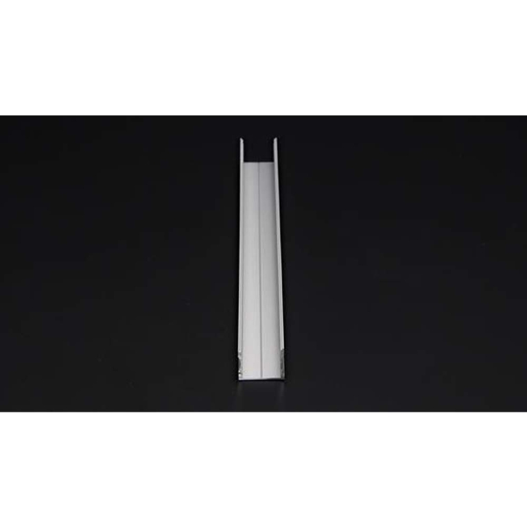 Deko-Light Profil, U-Profil hoch AU-02-20, 20 - 21,3 mm LED Stripes, Aluminium, Silber, Eloxiert, Tiefe: 3000 m