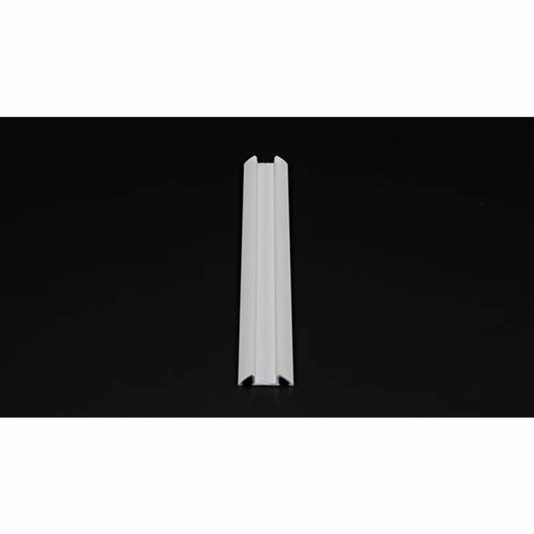Deko-Light Profil, Unterbau-Profil flach AM-01-10, 10 - 11,3 mm LED Stripes, Aluminium, Weiß, Tiefe: 2000 mm, B