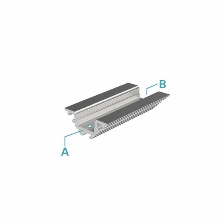 Deko-Light Profil, Eck-Profil AV-01-10, 10 - 11,3 mm LED Stripes, Aluminium, Weiß, Tiefe: 2000 mm, Breite: 29.5