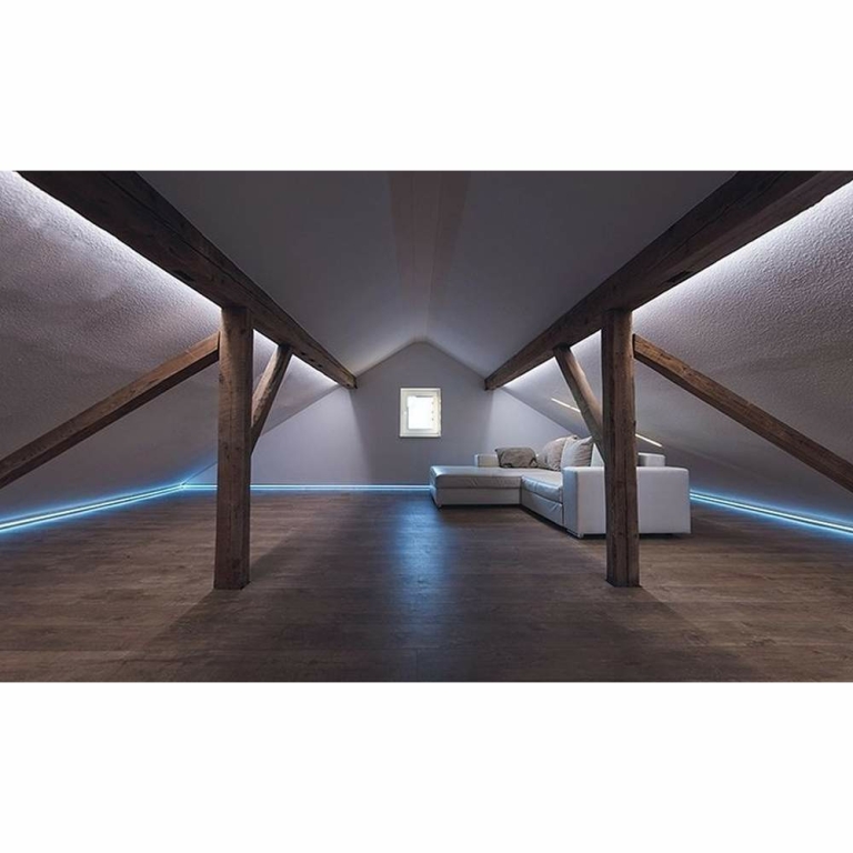 Deko-Light Profil, Eck-Profil AV-03-12, 12 - 13,3 mm LED Stripes, Aluminium, Silber, Eloxiert, Tiefe: 2500 mm,