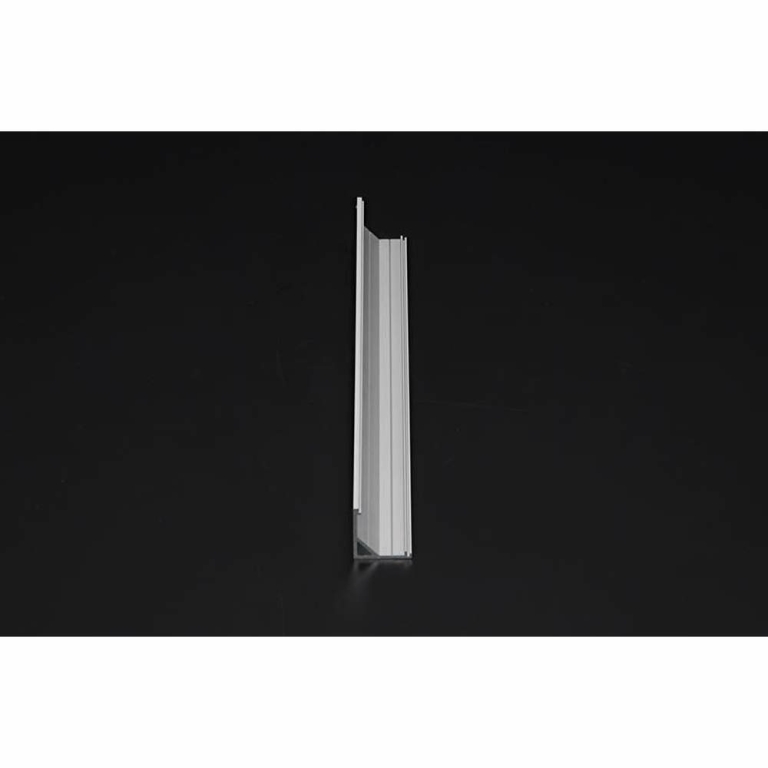 Deko-Light Profil, Eck-Profil AV-03-12, 12 - 13,3 mm LED Stripes, Aluminium, Silber, Eloxiert, Tiefe: 2500 mm,