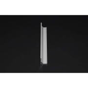 Profil, Eck-Profil AV-03-12, 12 - 13,3 mm LED Stripes, Aluminium, Weiß, Eloxiert, Tiefe: 2000 mm, Br