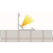 Profil, Eck-Profil AV-05-15, 15 mm LED Stripes, Aluminium, Silber, Eloxiert, Tiefe: 3000 mm, Breite: