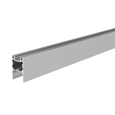 Deko-Light Profil, PLANO ES - Leerprofil, 62 x 38mm, alu eloxiert mit LED-Träger, Länge 2500mm, <ul><li>univers