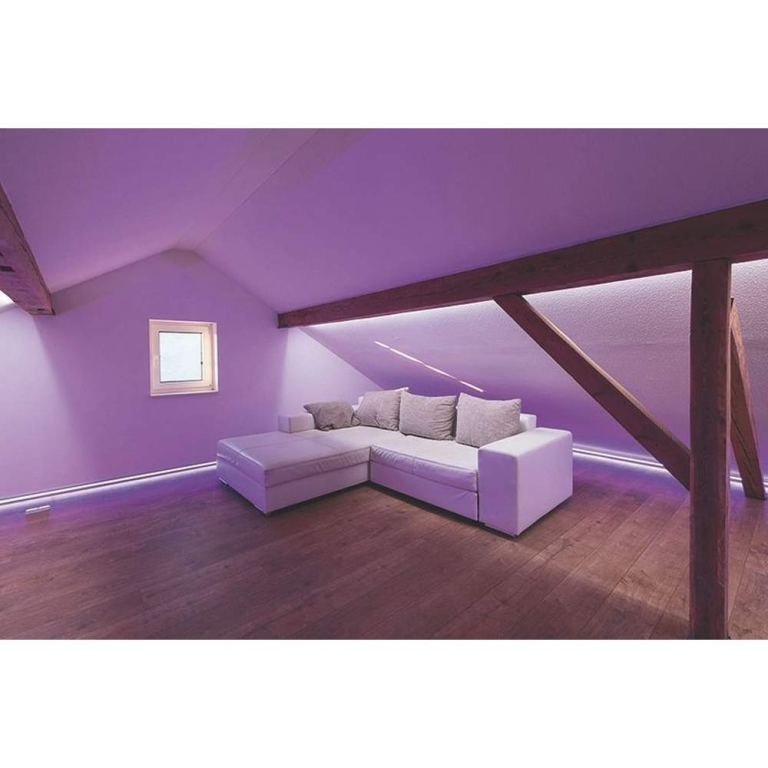 Deko-Light Profil, Sockel-Profil AM-02-10, 10 - 11,3 mm LED Stripes, Aluminium, Silber, Eloxiert, Tiefe: 3000 m