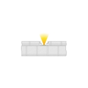 Profil, IP-Profile, U-flach AU-04-12, 12 - 13,3 mm LED Stripes, Aluminium, Silber, Eloxiert, Tiefe:
