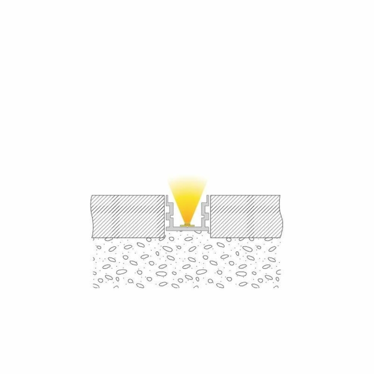 Deko-Light Profil, IP-Profil, U-hoch AU-05-15, 15 - 16,3 mm LED Stripes, Aluminium, Silber, Naturbelassen, Tief