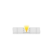 Profil, IP-Profil, U-hoch AU-05-15, 15 - 16,3 mm LED Stripes, Aluminium, Silber, Naturbelassen, Tief