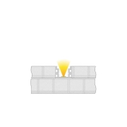 Profil, IP-Profil, U-hoch AU-05-15, 15 - 16,3 mm LED Stripes, Aluminium, Silber, Naturbelassen, Tief