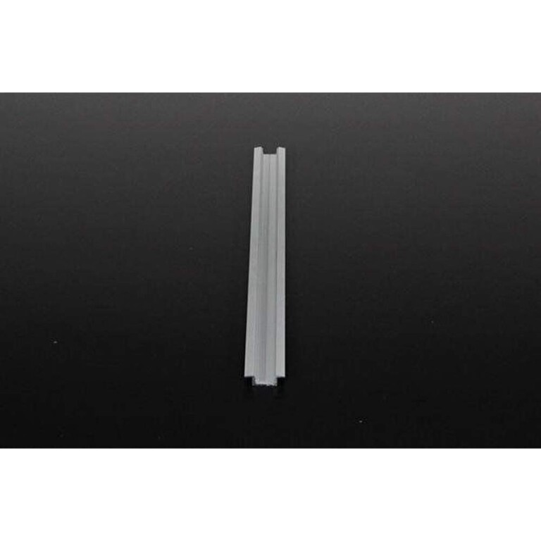 Deko-Light Profil, T-Profil flach ET-01-08, 8 - 9,3 mm LED Stripes, Aluminium, Silber, Eloxiert, Tiefe: 2000 mm