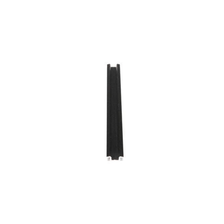 Deko-Light Profil, T-Profil flach ET-01-08, 8 - 9,3 mm LED Stripes, Aluminium, Schwarz, Eloxiert, Tiefe: 2000 m