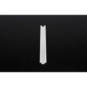 Profil, T-Profil flach ET-01-08, 8 - 9,3 mm LED Stripes, Aluminium, Weiß, Tiefe: 2000 mm, Breite: 23