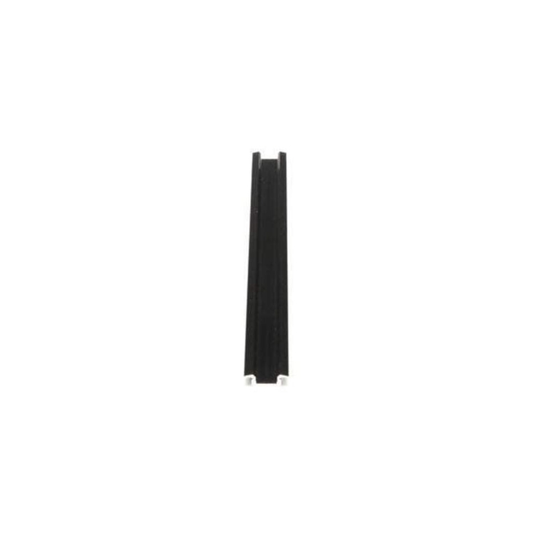 Deko-Light Profil, T-Profil flach ET-01-10, 10 - 11,3 mm LED Stripes, Aluminium, Schwarz, Eloxiert, Tiefe: 2000
