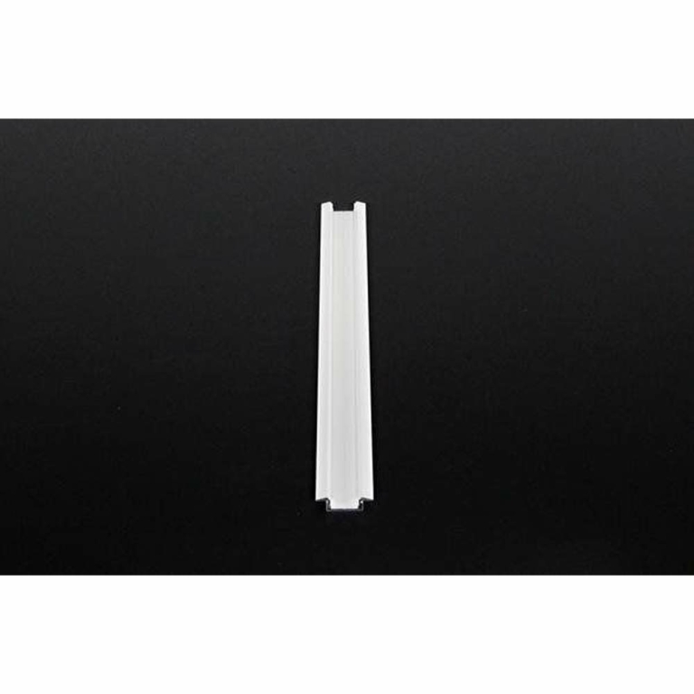 Deko-Light Profil, T-Profil flach ET-01-10, 10 - 11,3 mm LED Stripes, Aluminium, Weiß, Tiefe: 2000 mm, Breite:
