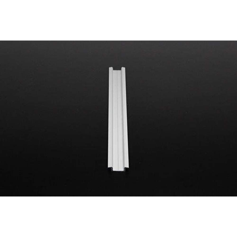 Deko-Light Profil, T-Profil flach ET-01-12, 12 - 13,3 mm LED Stripes, Aluminium, Silber, Eloxiert, Tiefe: 2000