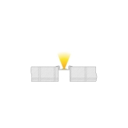 Profil, T-Profil flach ET-01-12, 12 - 13,3 mm LED Stripes, Aluminium, Silber, Eloxiert, Tiefe: 2000
