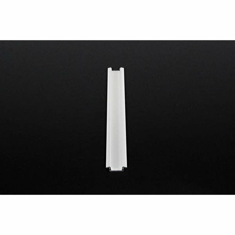 Deko-Light Profil, T-Profil flach ET-01-12, 12 - 13,3 mm LED Stripes, Aluminium, Weiß, Tiefe: 2000 mm, Breite: