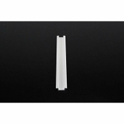 Profil, T-Profil flach ET-01-12, 12 - 13,3 mm LED Stripes, Aluminium, Weiß, Tiefe: 2000 mm, Breite: