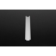 Profil, T-Profil flach ET-01-15, 15 - 16,3 mm LED Stripes, Aluminium, Silber, Eloxiert, Tiefe: 2000