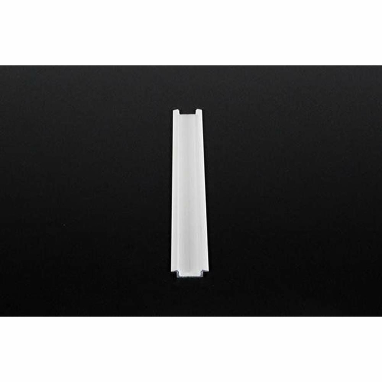 Deko-Light Profil, T-Profil flach ET-01-15, 15 - 16,3 mm LED Stripes, Aluminium, Weiß, Tiefe: 2000 mm, Breite:
