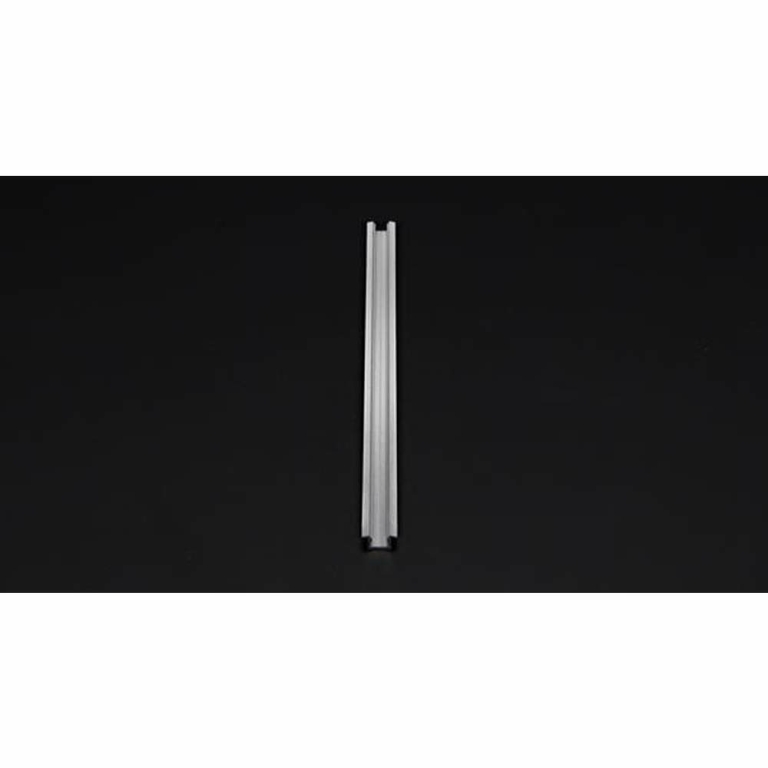 Deko-Light Profil, T-Profil flach ET-01-05, 5 - 5,7 mm LED Stripes, Aluminium, Silber, Eloxiert, Tiefe: 2000 mm
