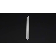 Profil, T-Profil flach ET-01-05, 5 - 5,7 mm LED Stripes, Aluminium, Silber, Eloxiert, Tiefe: 2000 mm