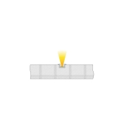 Profil, T-Profil flach ET-01-05, 5 - 5,7 mm LED Stripes, Aluminium, Schwarz, Gebürstet, Tiefe: 2000
