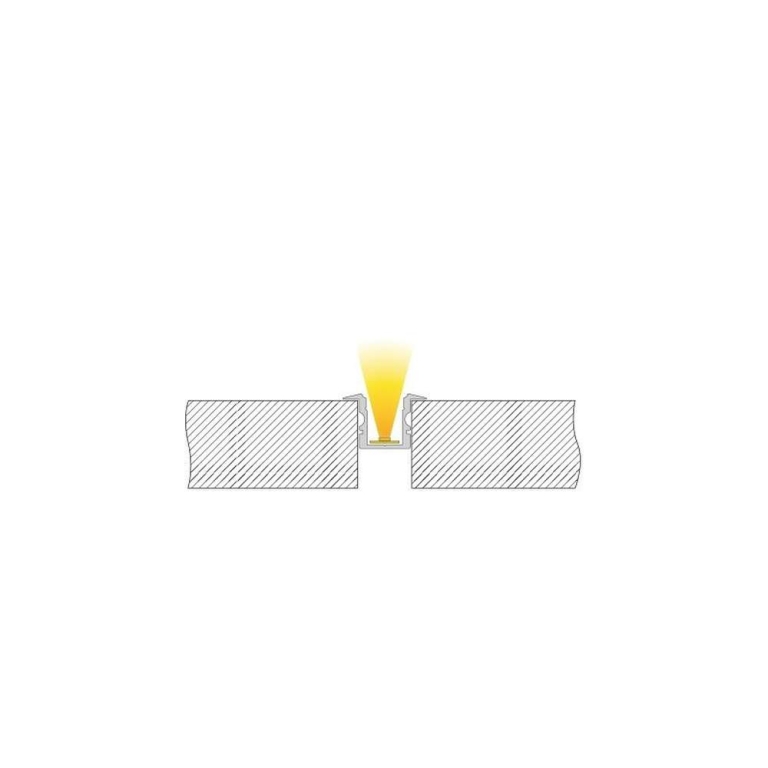 Deko-Light Profil, T-Profil hoch ET-02-08, 8 - 9,3 mm LED Stripes, Aluminium, Silber, Eloxiert, Tiefe: 2000 mm,