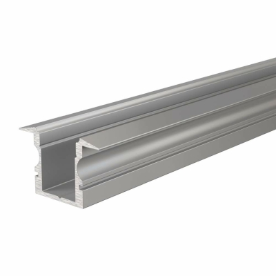 Deko-Light Profil, T-Profil hoch ET-02-08, 8 - 9,3 mm LED Stripes, Aluminium, Silber, Eloxiert, Tiefe: 2000 mm,