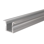 Profil, T-Profil hoch ET-02-08, 8 - 9,3 mm LED Stripes, Aluminium, Silber, Eloxiert, Tiefe: 2000 mm,