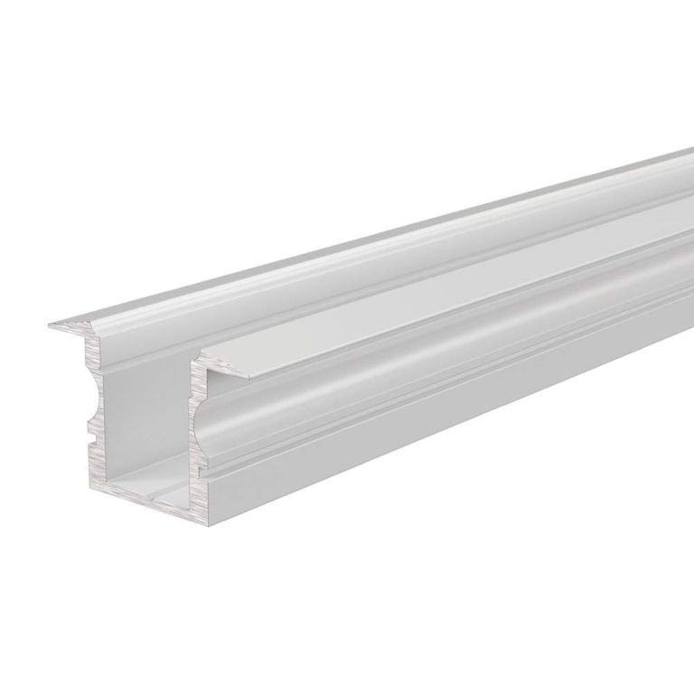 Deko-Light Profil, T-Profil hoch ET-02-08, 8 - 9,3 mm LED Stripes, Aluminium, Weiß, Tiefe: 2000 mm, Breite: 23