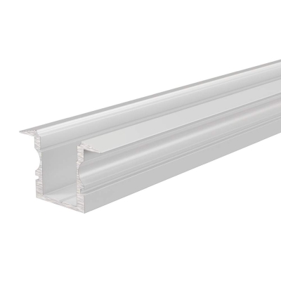 Deko-Light Profil, T-Profil hoch ET-02-08, 8 - 9,3 mm LED Stripes, Aluminium, Weiß, Tiefe: 2000 mm, Breite: 23