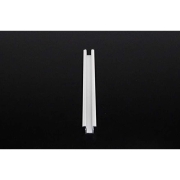 Profil, T-Profil hoch ET-02-08, 8 - 9,3 mm LED Stripes, Aluminium, Weiß, Tiefe: 2000 mm, Breite: 23