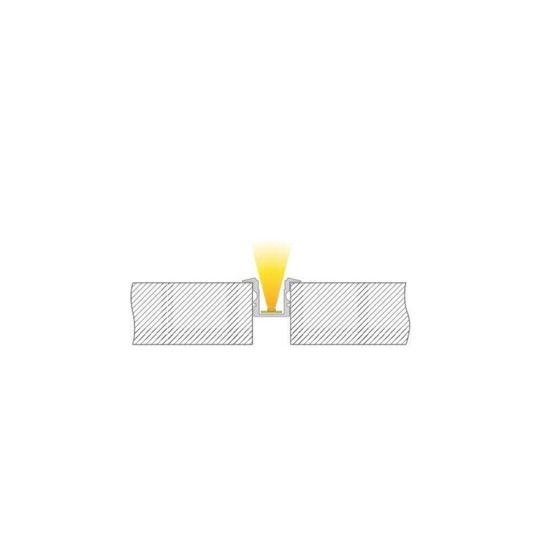 Deko-Light Profil, T-Profil hoch ET-02-08, 8 - 9,3 mm LED Stripes, Aluminium, Silber, Eloxiert, Tiefe: 3000 mm,