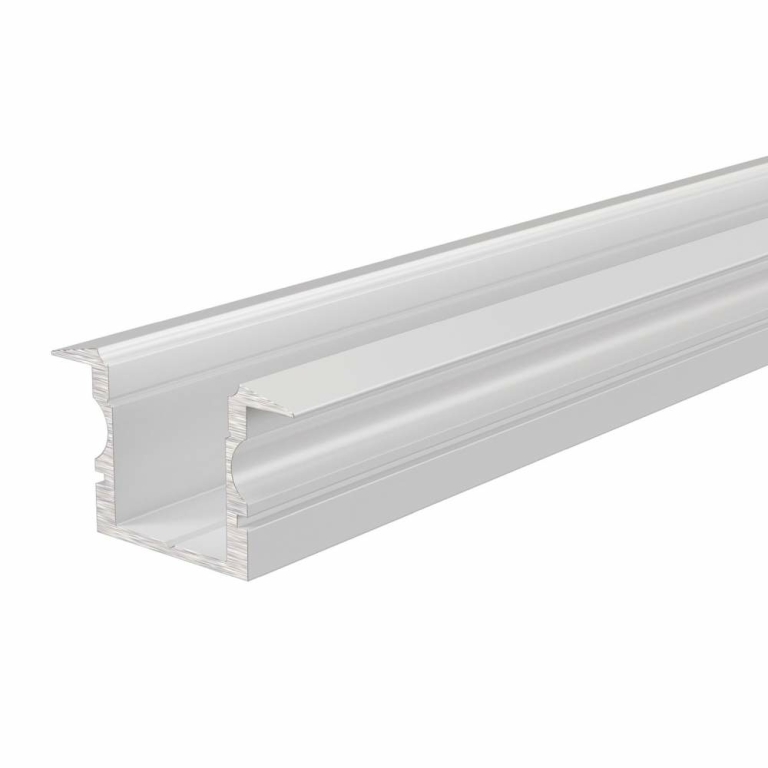 Deko-Light Profil, T-Profil hoch ET-02-10, 10 - 11,3 mm LED Stripes, Aluminium, Weiß, Tiefe: 2000 mm, Breite: 2