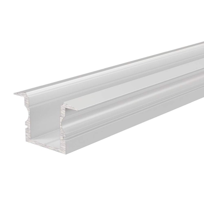 Deko-Light Profil, T-Profil hoch ET-02-10, 10 - 11,3 mm LED Stripes, Aluminium, Weiß, Tiefe: 2000 mm, Breite: 2