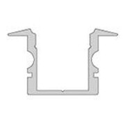 Profil, T-Profil hoch ET-02-10, 10 - 11,3 mm LED Stripes, Aluminium, Silber, Eloxiert, Tiefe: 4000 m