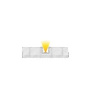 Profil, T-Profil hoch ET-02-10, 10 - 11,3 mm LED Stripes, Aluminium, Silber, Eloxiert, Tiefe: 4000 m