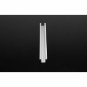 Profil, T-Profil hoch ET-02-12, 12 - 13,3 mm LED Stripes, Aluminium, Silber, Eloxiert, Tiefe: 2000 m
