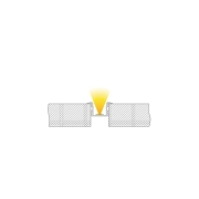 Profil, T-Profil hoch ET-02-12, 12 - 13,3 mm LED Stripes, Aluminium, Weiß, Tiefe: 2000 mm, Breite: 2