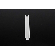 Profil, T-Profil hoch ET-02-12, 12 - 13,3 mm LED Stripes, Aluminium, Weiß, Tiefe: 2000 mm, Breite: 2