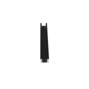 Profil, T-Profil hoch ET-02-15, 15 - 16,3 mm LED Stripes, Aluminium, Schwarz, Eloxiert, Tiefe: 2000