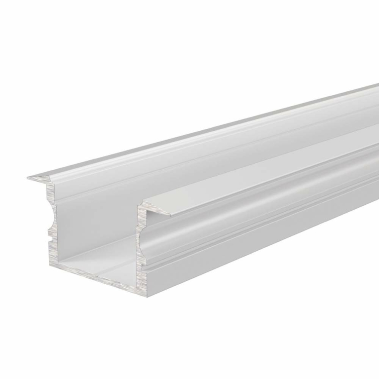 Deko-Light Profil, T-Profil hoch ET-02-15, 15 - 16,3 mm LED Stripes, Aluminium, Weiß, Tiefe: 2000 mm, Breite: 3