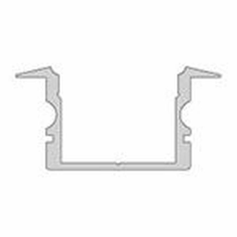 Deko-Light Profil, T-Profil hoch ET-02-15, 15 - 16,3 mm LED Stripes, Aluminium, Weiß, Tiefe: 2000 mm, Breite: 3