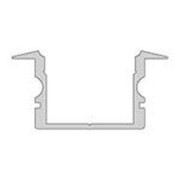 Profil, T-Profil hoch ET-02-15, 15 - 16,3 mm LED Stripes, Aluminium, Silber, Eloxiert, Tiefe: 3000 m