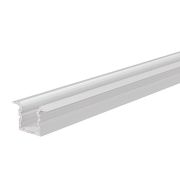 Profil, T-Profil hoch ET-02-05, 5 - 5,7 mm LED Stripes, Aluminium, Weiß, Tiefe: 2000 mm, Breite: 14