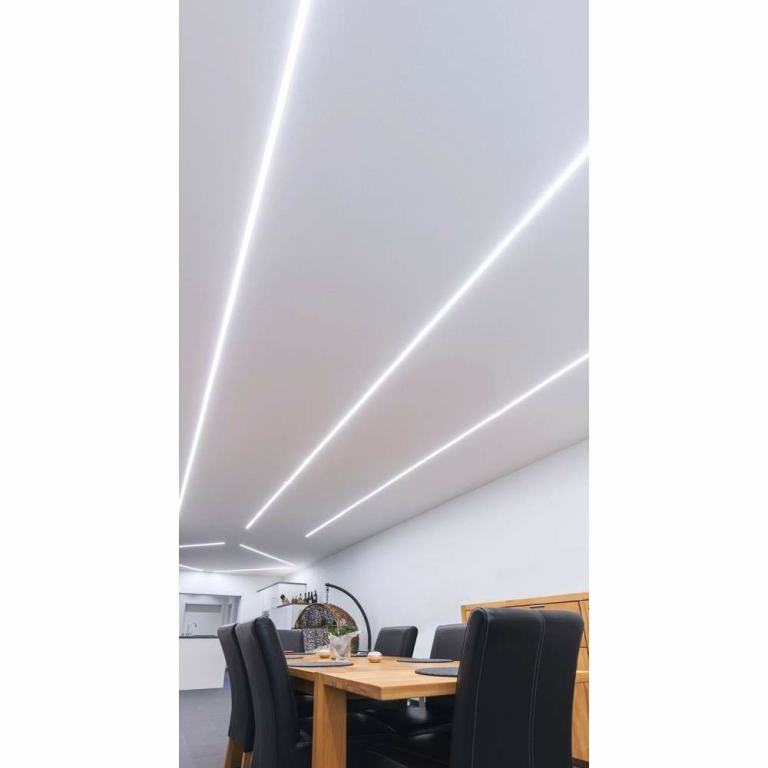 Deko-Light Profil, Nuten-Profil, T-hoch ET-04-12, 12 - 13,3 mm LED Stripes, Aluminium, Silber, Eloxiert, Tiefe: