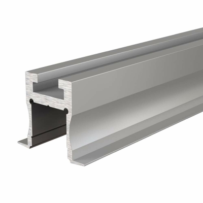 Deko-Light Profil, Nuten-Profil, T-hoch ET-04-12, 12 - 13,3 mm LED Stripes, Aluminium, Silber, Eloxiert, Tiefe: