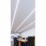 Profil, Nuten-Profil, T-hoch ET-04-12, 12 - 13,3 mm LED Stripes, Aluminium, Silber, Eloxiert, Tiefe: